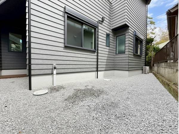 水栓付きのお庭♪