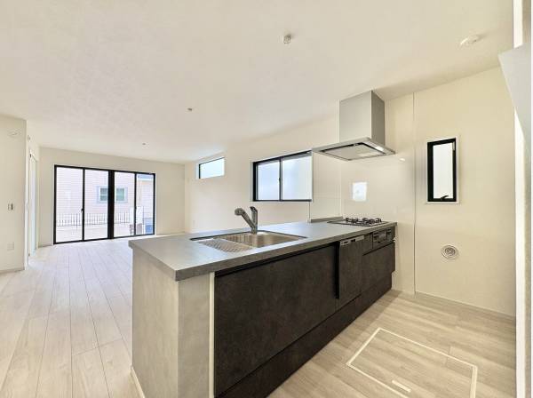 ペニンシュラタイプのキッチン