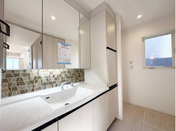 お洒落な雰囲気のサニタリースペース