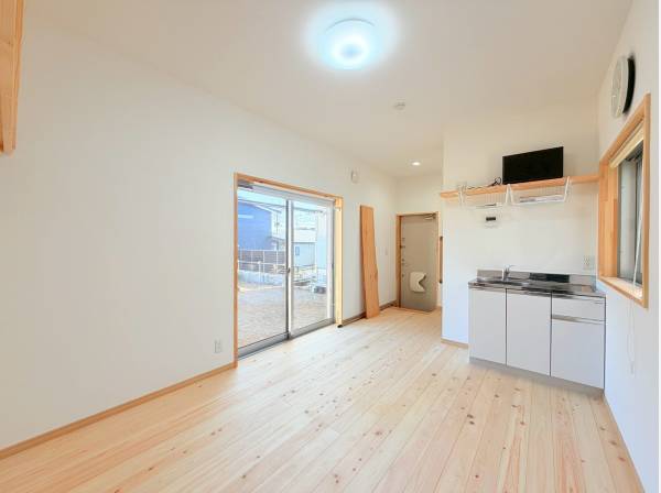 １Kですが、宿泊できて、セカンドハウスにはちょうどよいサイズです