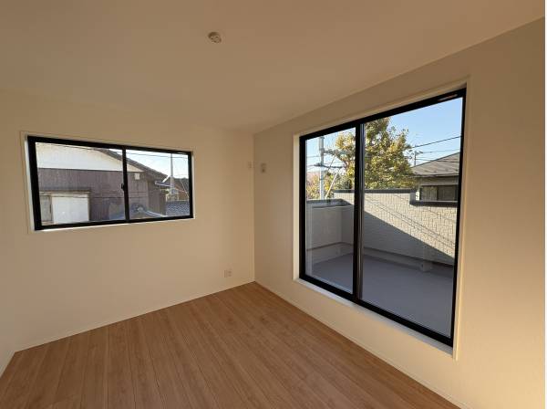 クローゼット完備の居室