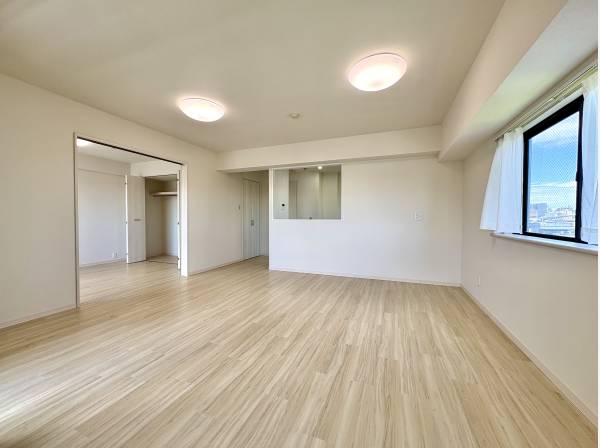 開放的なリビングです。