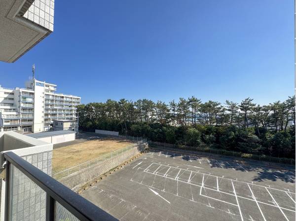 緑の隙間からチラっと覗く海のきらめき♪