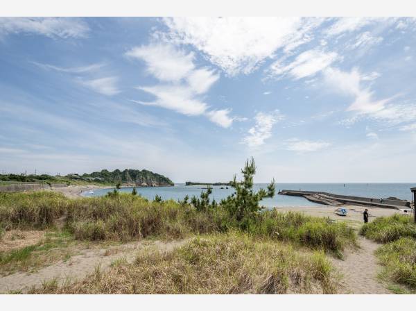 歩いて1分ほどでビーチに行ける！