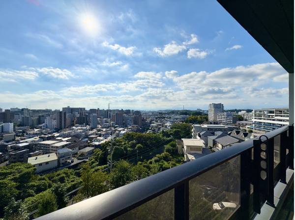 晴れた日は富士山も望める眺望