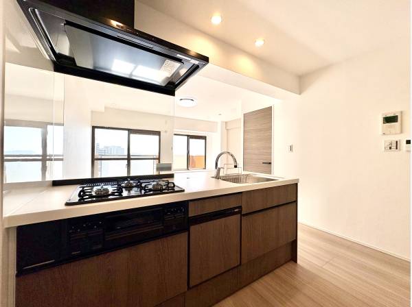 オープンタイプのキッチンです。