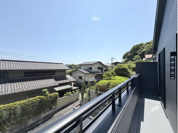 バルコニーから望める眺望。