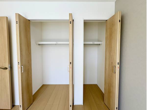 各お部屋しっかりと収納スペースがございます！