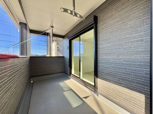 大きな空間のインナーバルコニー