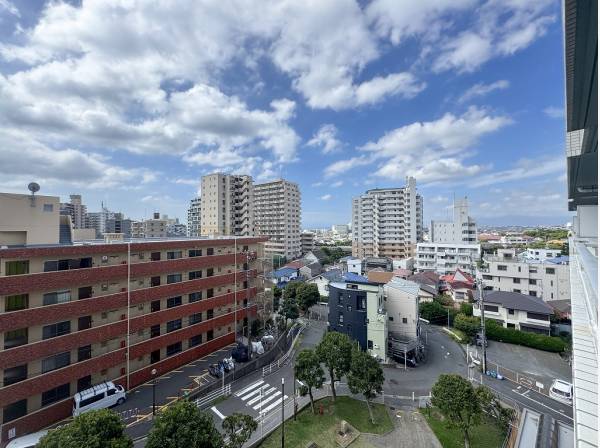 夜の夜景も愉しみな開放的なシティービュー