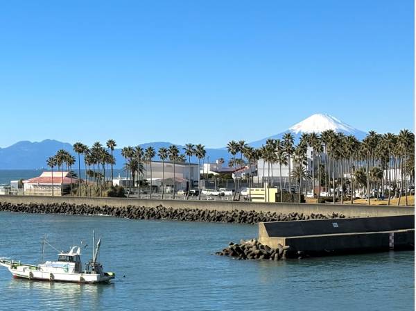 天気が良ければ富士山も望むことができます。