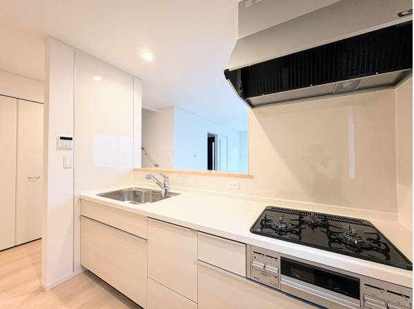 会話が弾む対面式キッチン