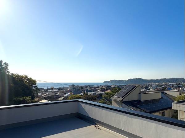 優雅な湘南の海と富士山を一望できます！
