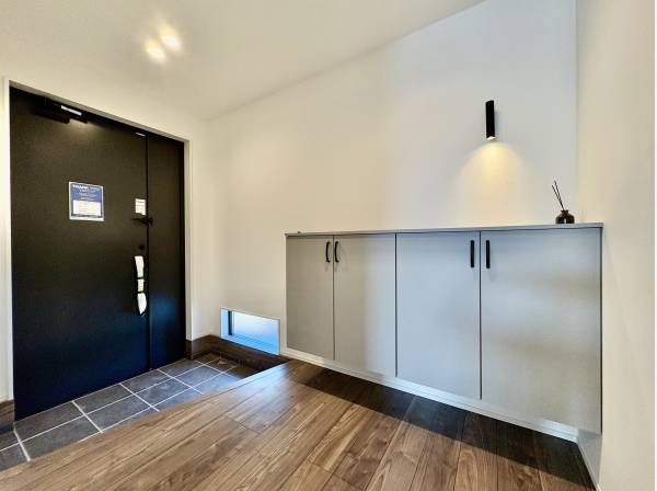 入ると開放感があり、収納能力もばっちり！