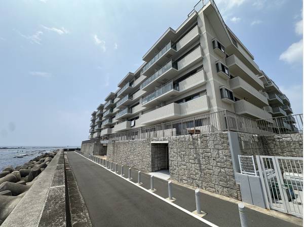 海目の前です！