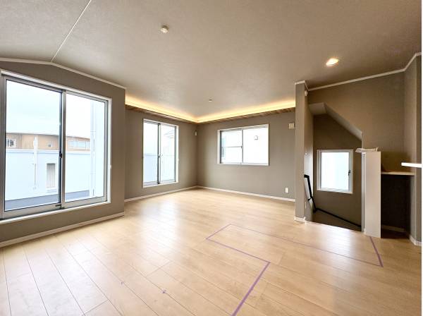 新規リノベーションのリビングダイニング