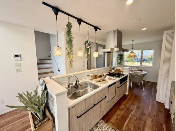 食洗器完備のシステムキッチン