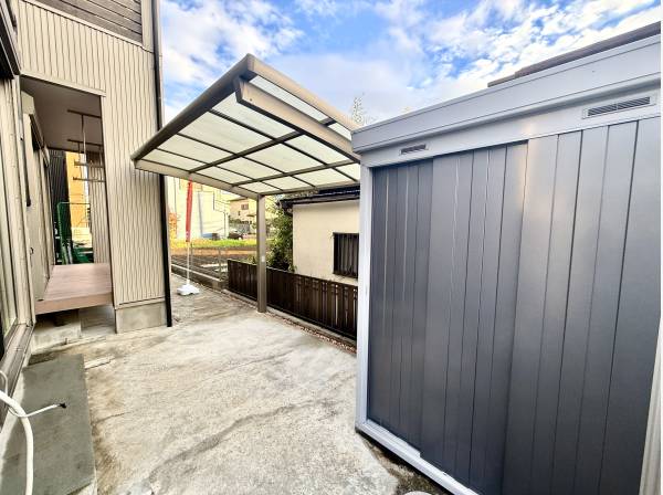 サイクルポート完備