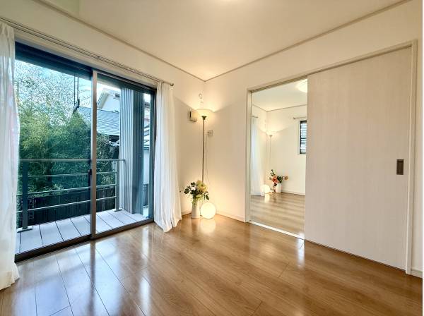 クローゼット完備の居室