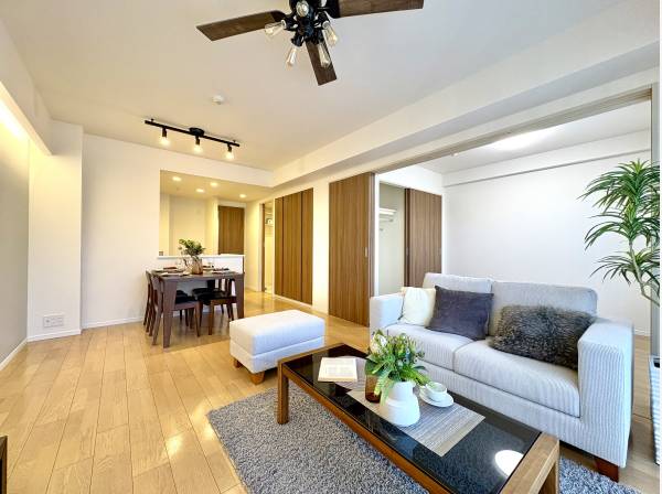 ゆったりとしたLDK