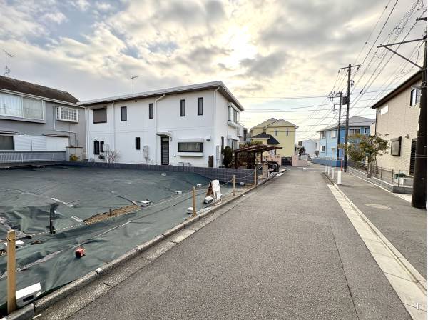 前面道路もゆったりです。