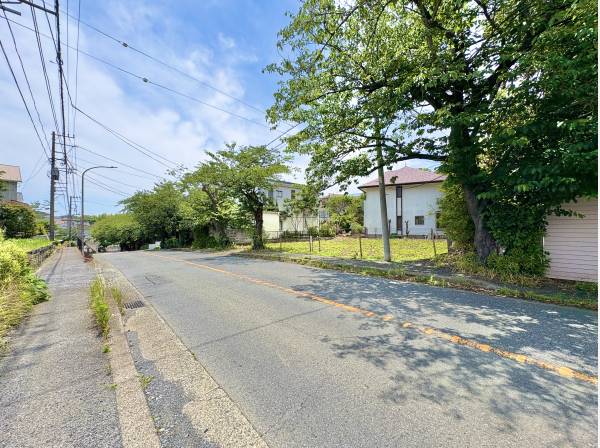 街灯もございます、暗い夜も安心の帰路でございます