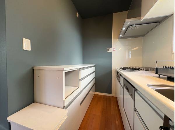 収納も豊富なシステムキッチン