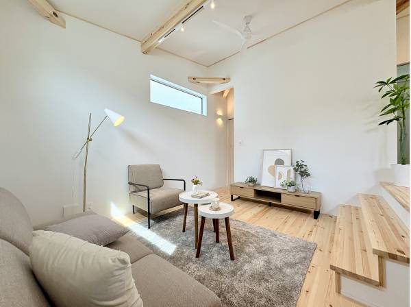 自然素材に拘った温もりを感じる空間が広がります