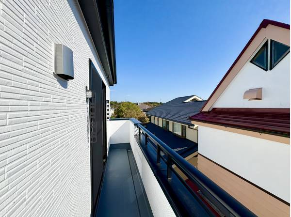 日当たり良好なバルコニー