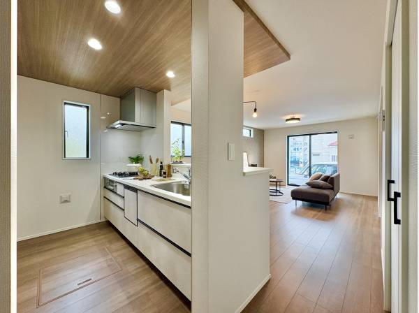 リビング学習をするお子様にもちょうどいい自然な距離感を作ります