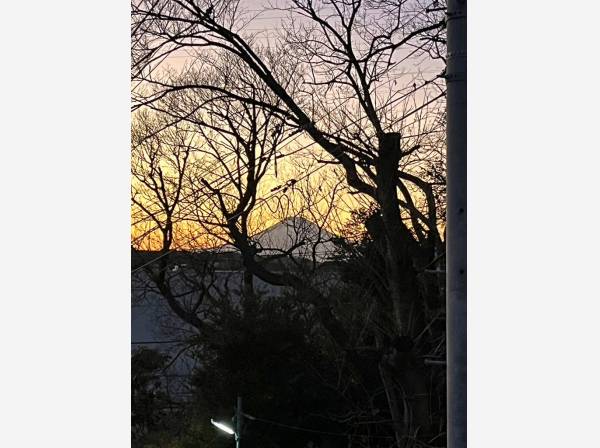 綺麗なサンセット富士も‥