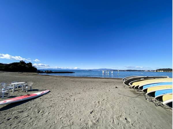 森戸海岸　約1700ｍ　徒歩22分