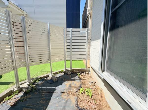 小さなお庭スペースもございます