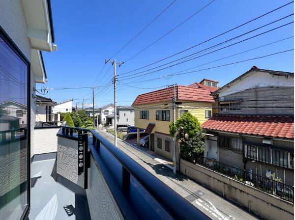 バルコニーもこんなに陽射したっぷり