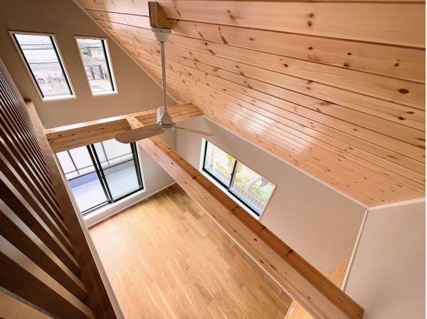 ロフトから見たLDK