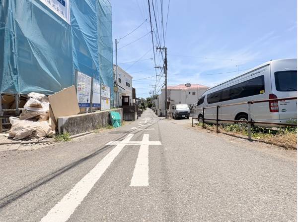 前面道路！