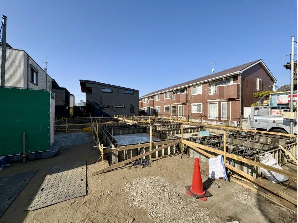 建築中現地の様子