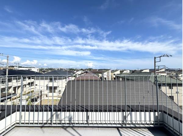 ルーフバルコニーからの景色♪