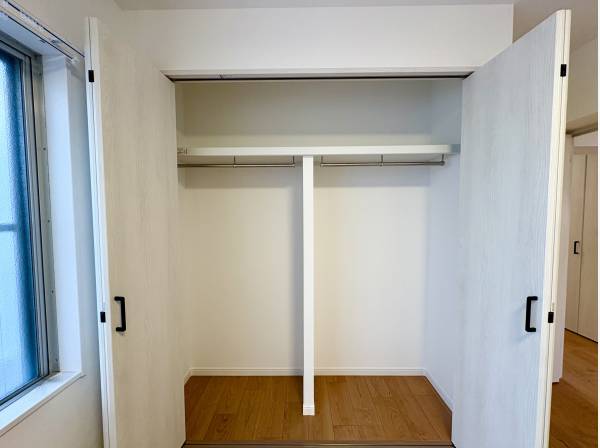 各居室、収納もしっかりと完備