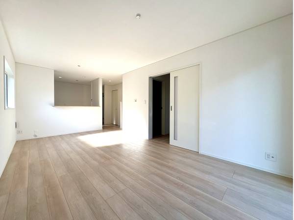 １階リビングで生活のしやすい間取りです。