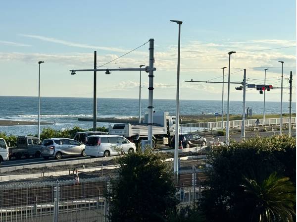 夕刻の海 リゾート気分を味わえます