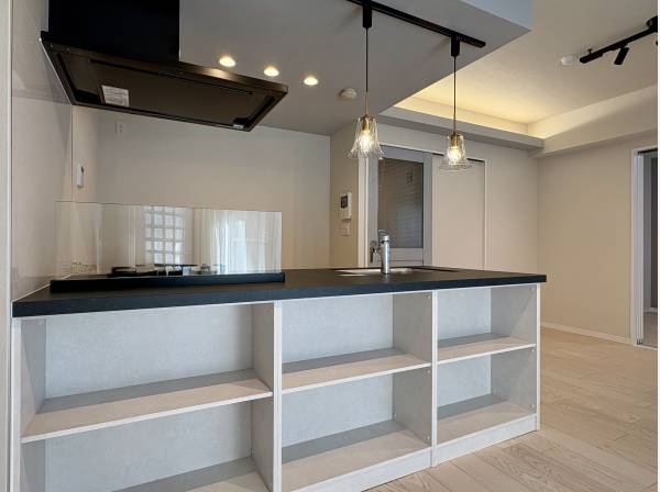 開放的なキッチンです。