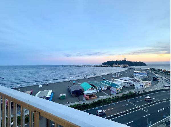 夕暮れ時の眺めもポイント