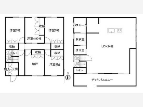 間取図です。