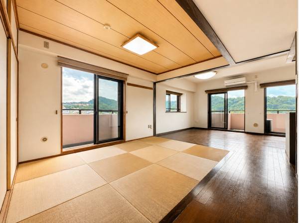 和室を開放すればさらにゆとりある大空間として多彩にご活用いただけます。