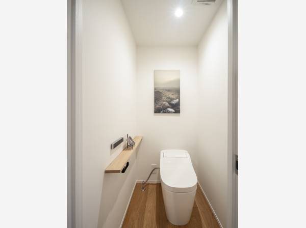 すっきりとしたトイレ