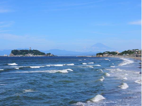 七里ガ浜海岸まで徒歩1分 (約80ｍ)