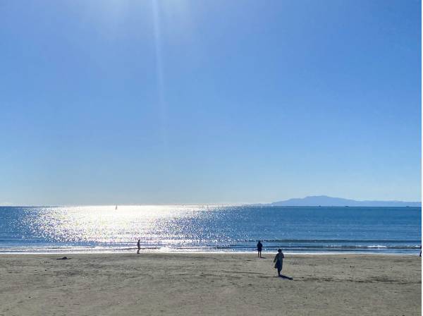 鎌倉の心地よい海まで徒歩4分（約300ｍ）