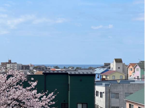 ２階ルーフレベルより海を望みます（イメージ）