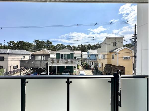 南側はご覧の開放感